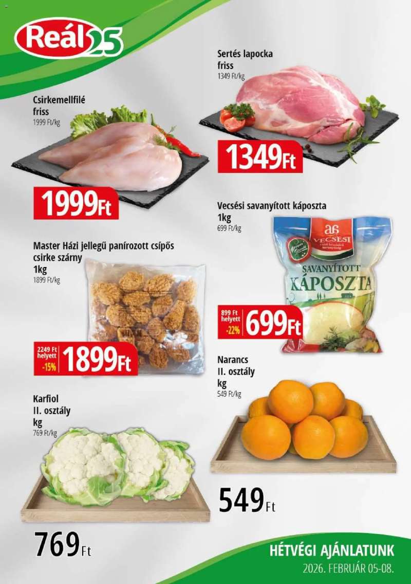 Reál Bevásárló hétvége - Kisalföld 1 oldal