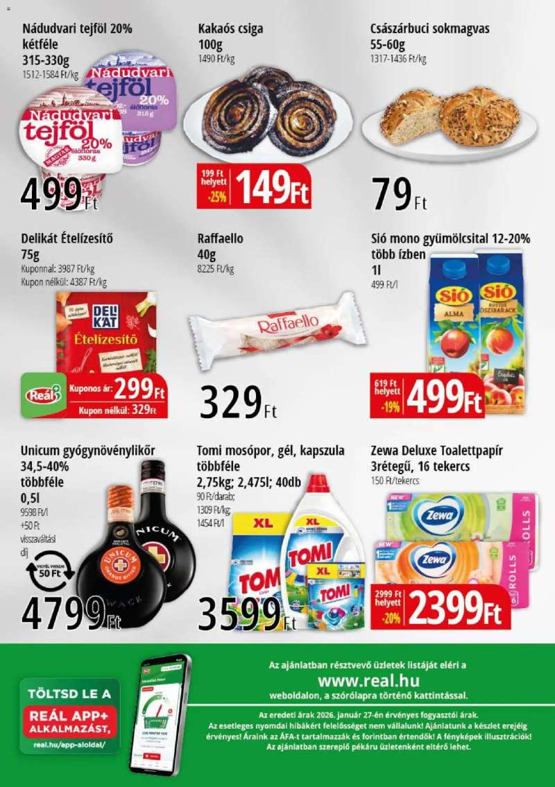 Reál Bevásárló hétvége - Pest megye 2 oldal