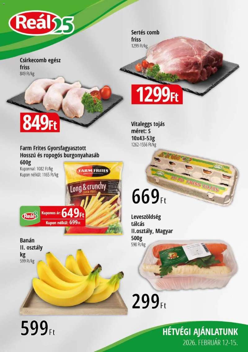 Reál Bevásárló hétvége - Kisalföld 1 oldal