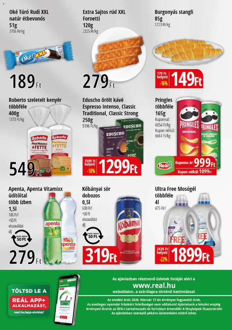 Reál Bevásárló hétvége - Kelet Magyarország 2 oldal