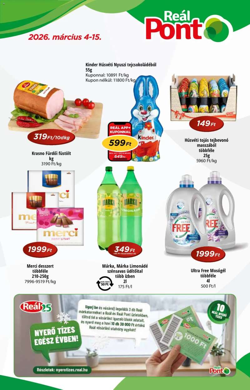 Reál Reál akciós újság 1 oldal