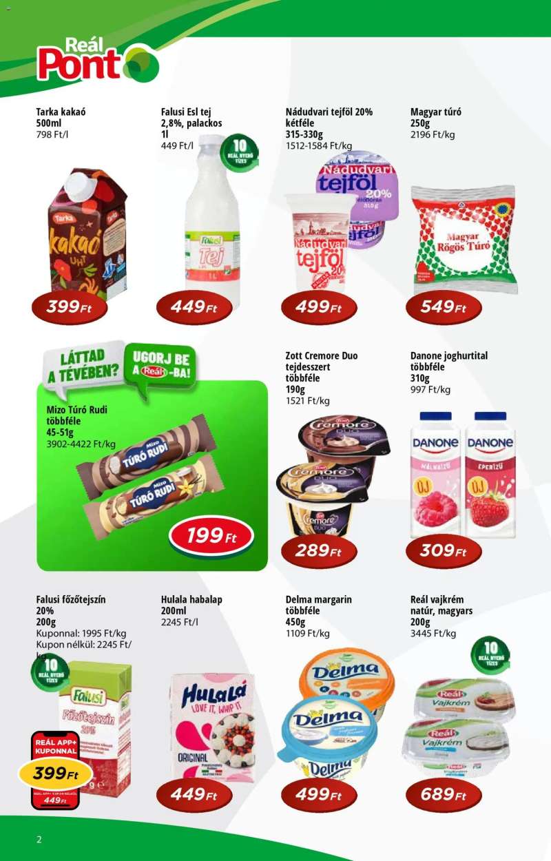 Reál Reál akciós újság 2 oldal