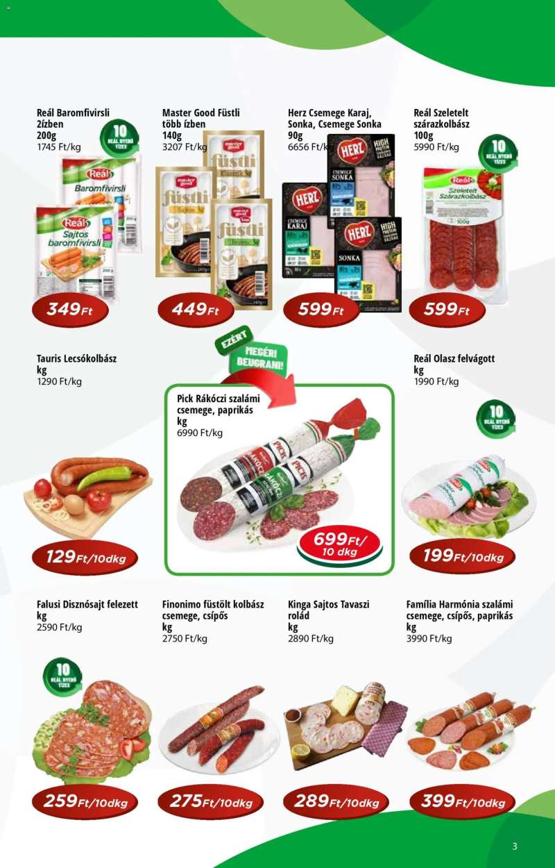 Reál Reál akciós újság 3 oldal