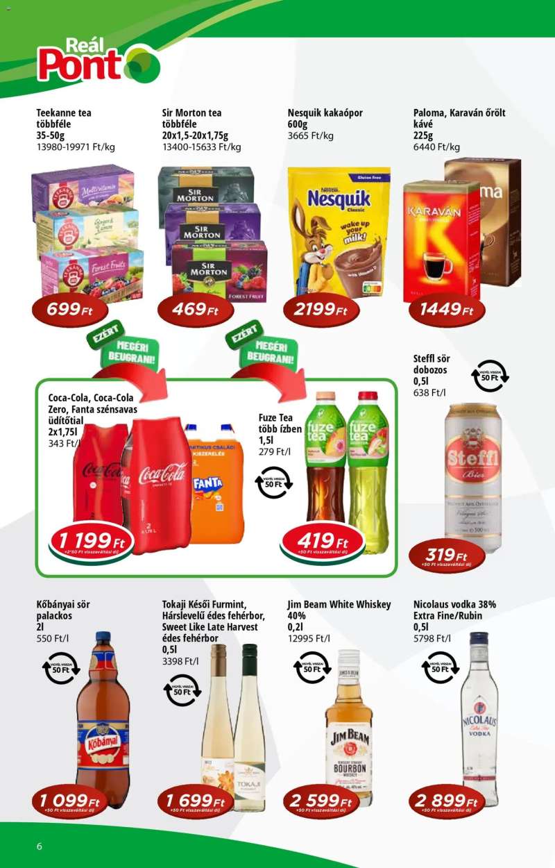 Reál Reál akciós újság 6 oldal