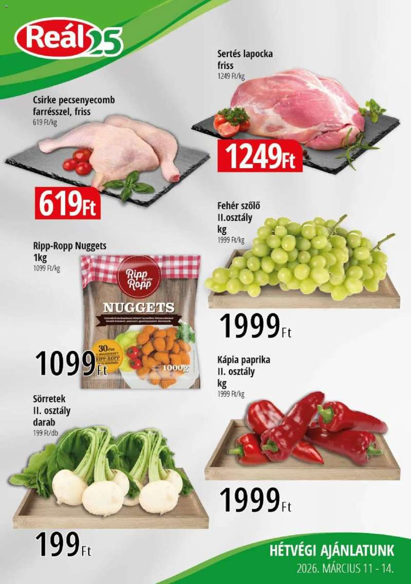 Reál Reál Bevásárló hétvége - Kelet Magyarország 1 oldal