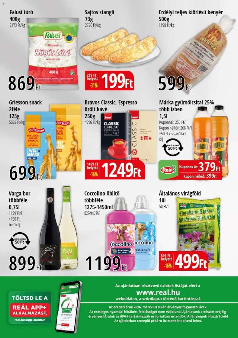 Reál Reál Bevásárló hétvége - Kelet Magyarország 2 oldal