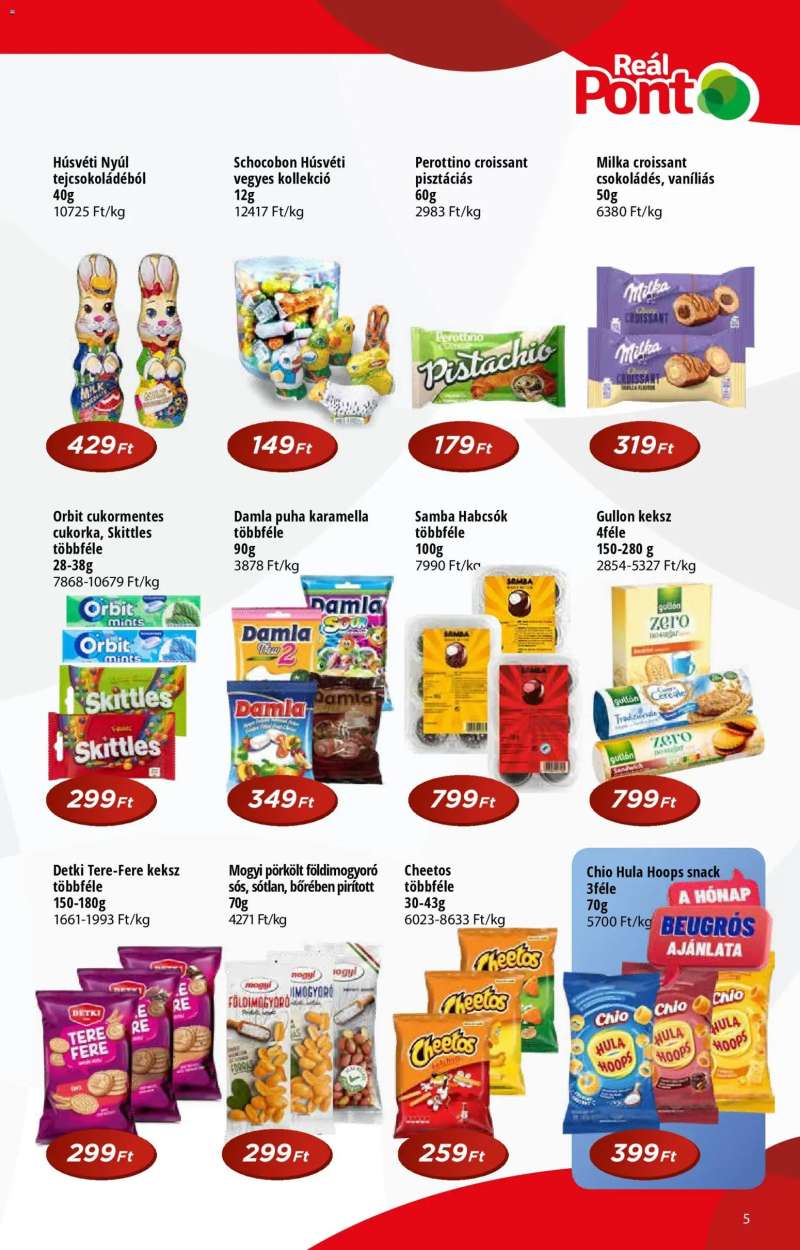 Reál Reál Pont akciós újság 5 oldal