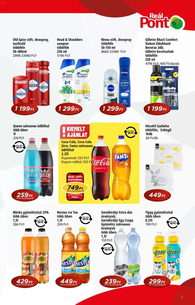 Reál Reál Pont akciós újság 7 oldal