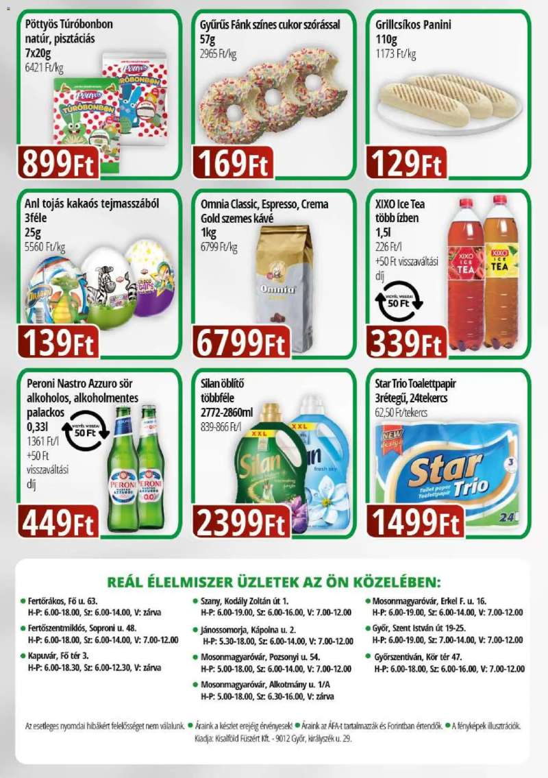 Reál Reál Bevásárló hétvége - Kisalföld 2 oldal