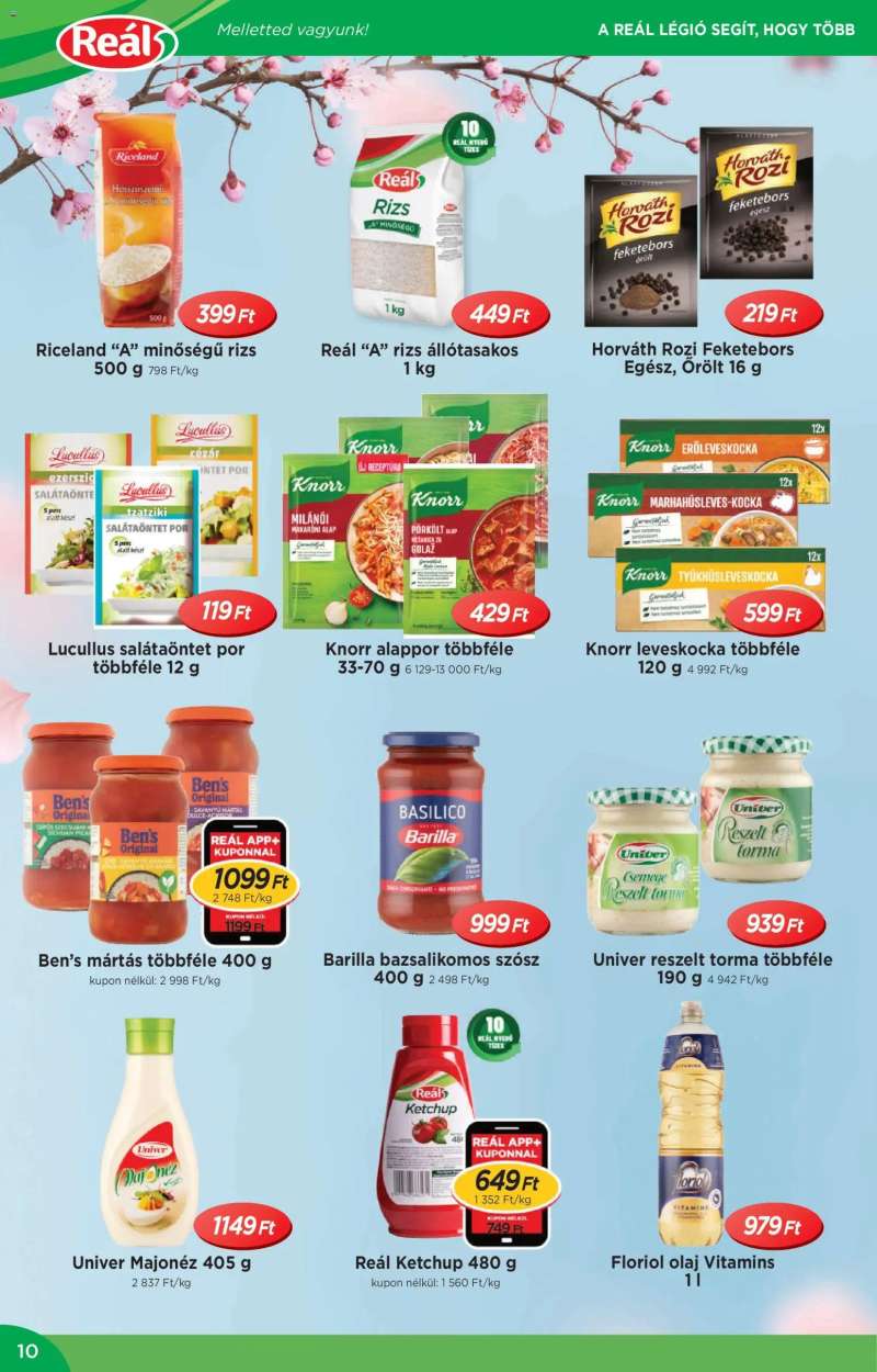 Reál Reál akciós újság 10 oldal