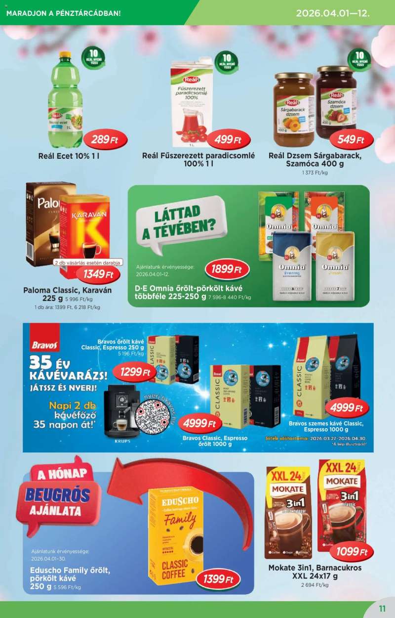 Reál Reál akciós újság 11 oldal