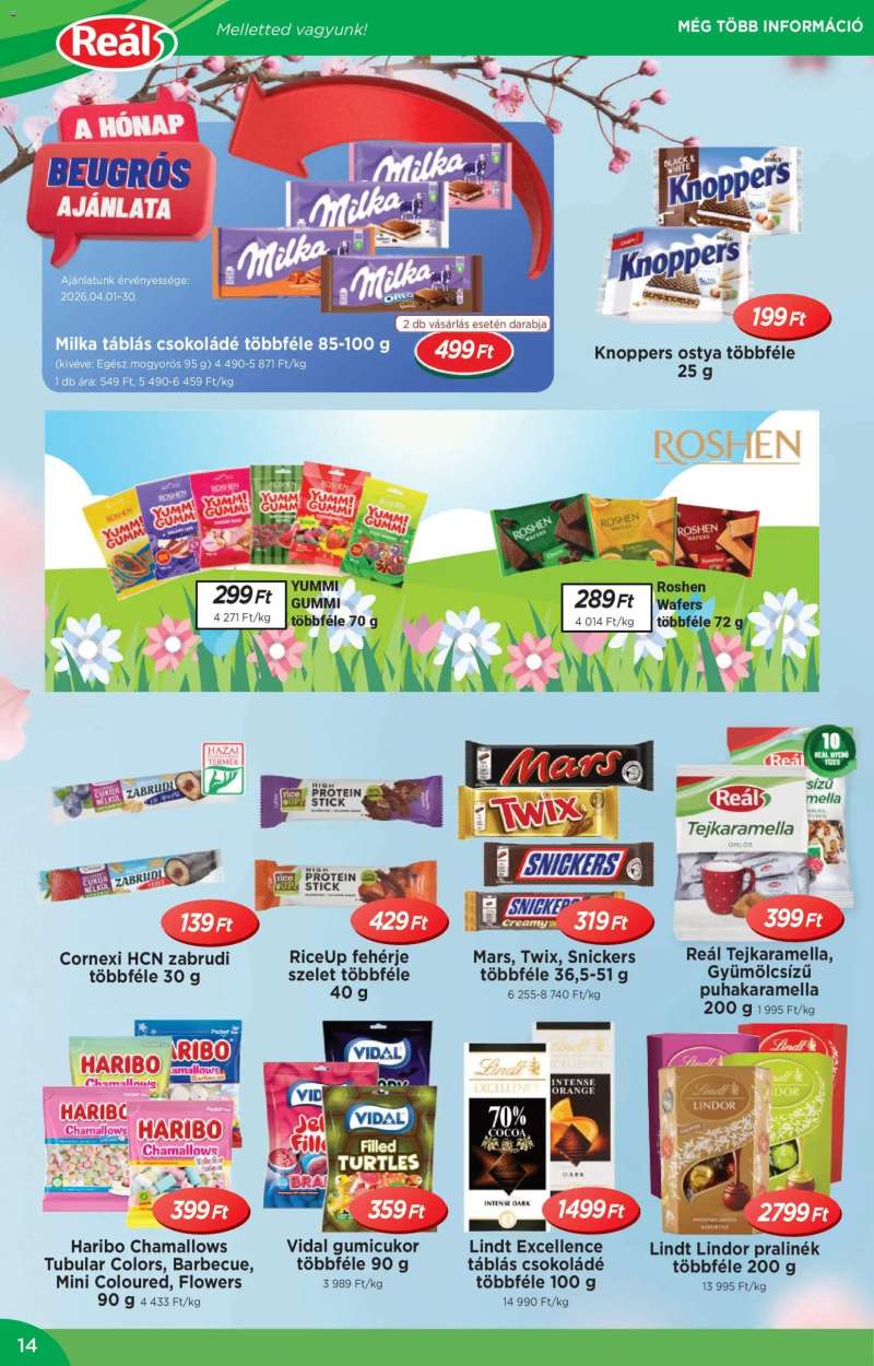 Reál Reál akciós újság 14 oldal