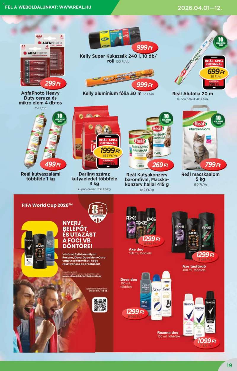 Reál Reál akciós újság 19 oldal