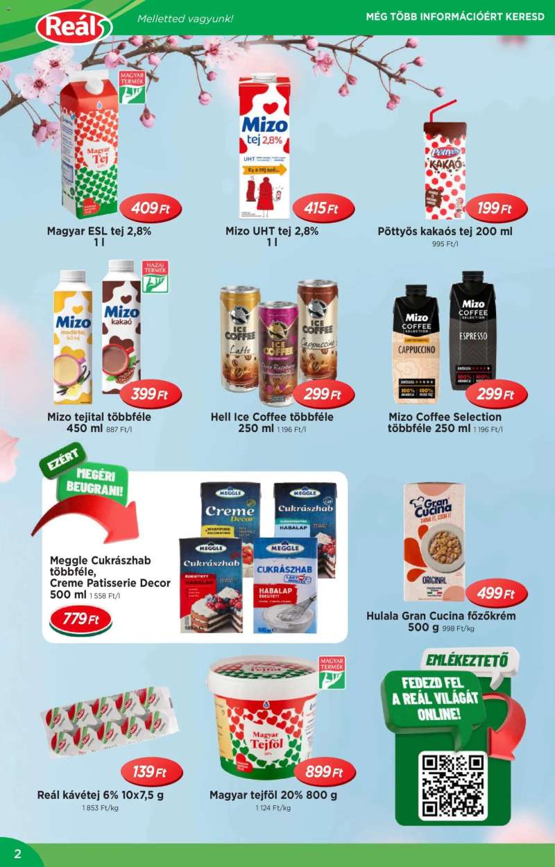 Reál Reál akciós újság 2 oldal