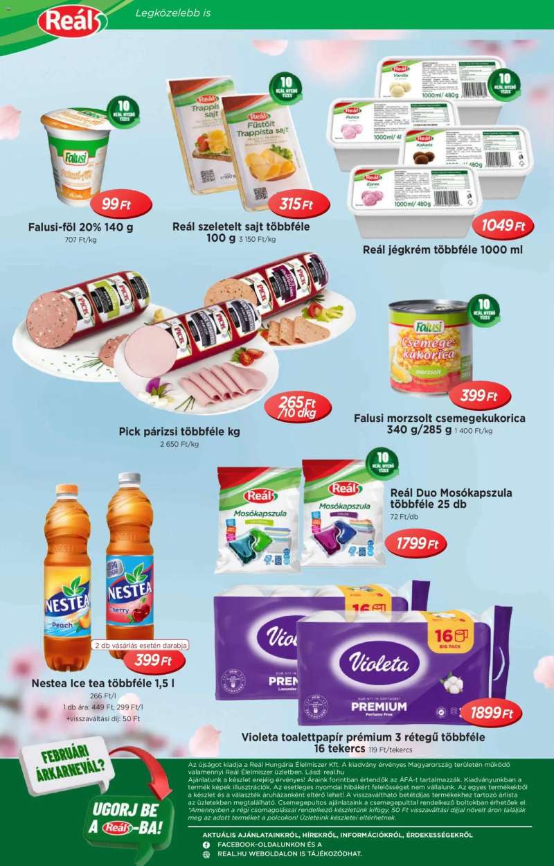 Reál Reál akciós újság 20 oldal