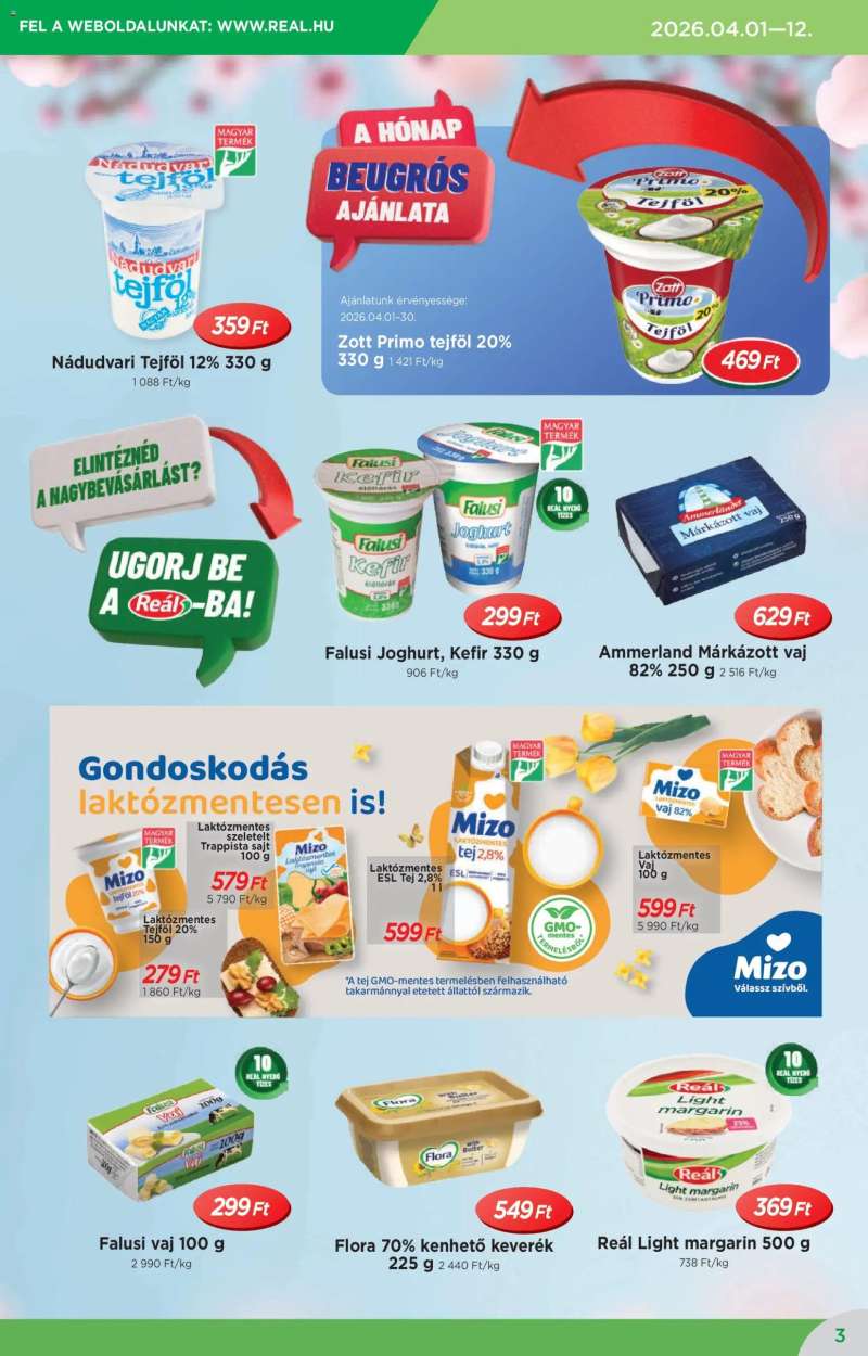 Reál Reál akciós újság 3 oldal