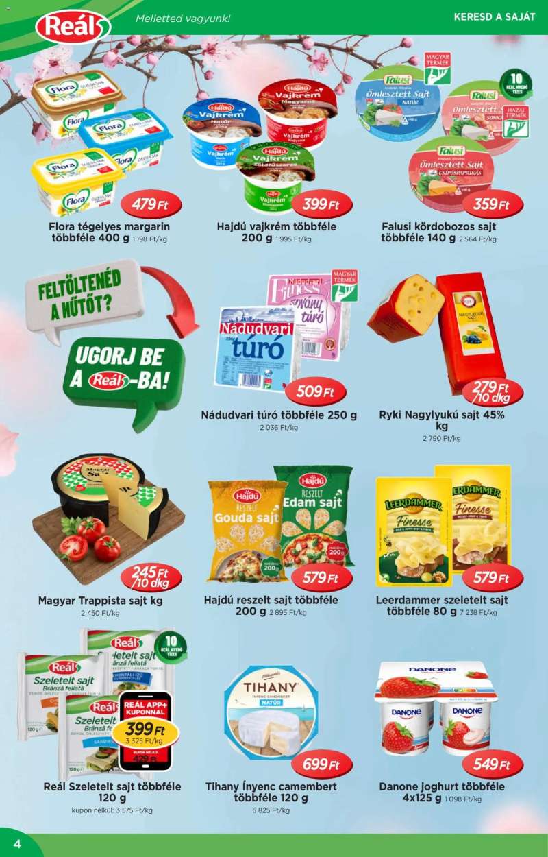 Reál Reál akciós újság 4 oldal
