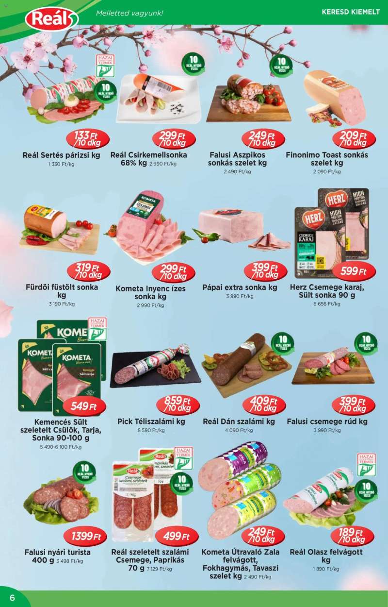 Reál Reál akciós újság 6 oldal