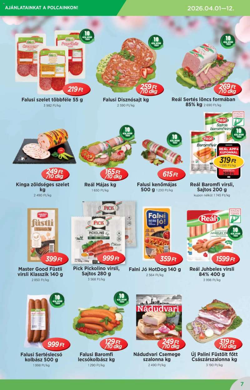 Reál Reál akciós újság 7 oldal