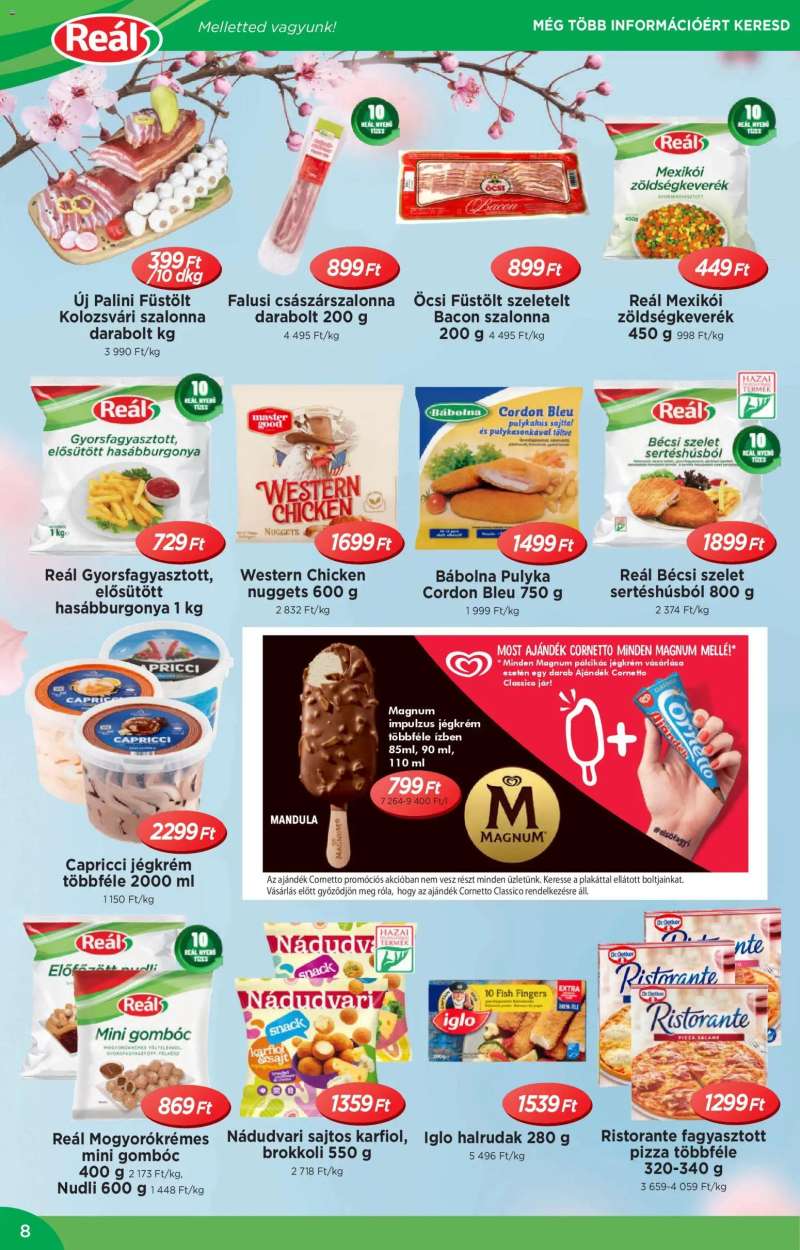Reál Reál akciós újság 8 oldal
