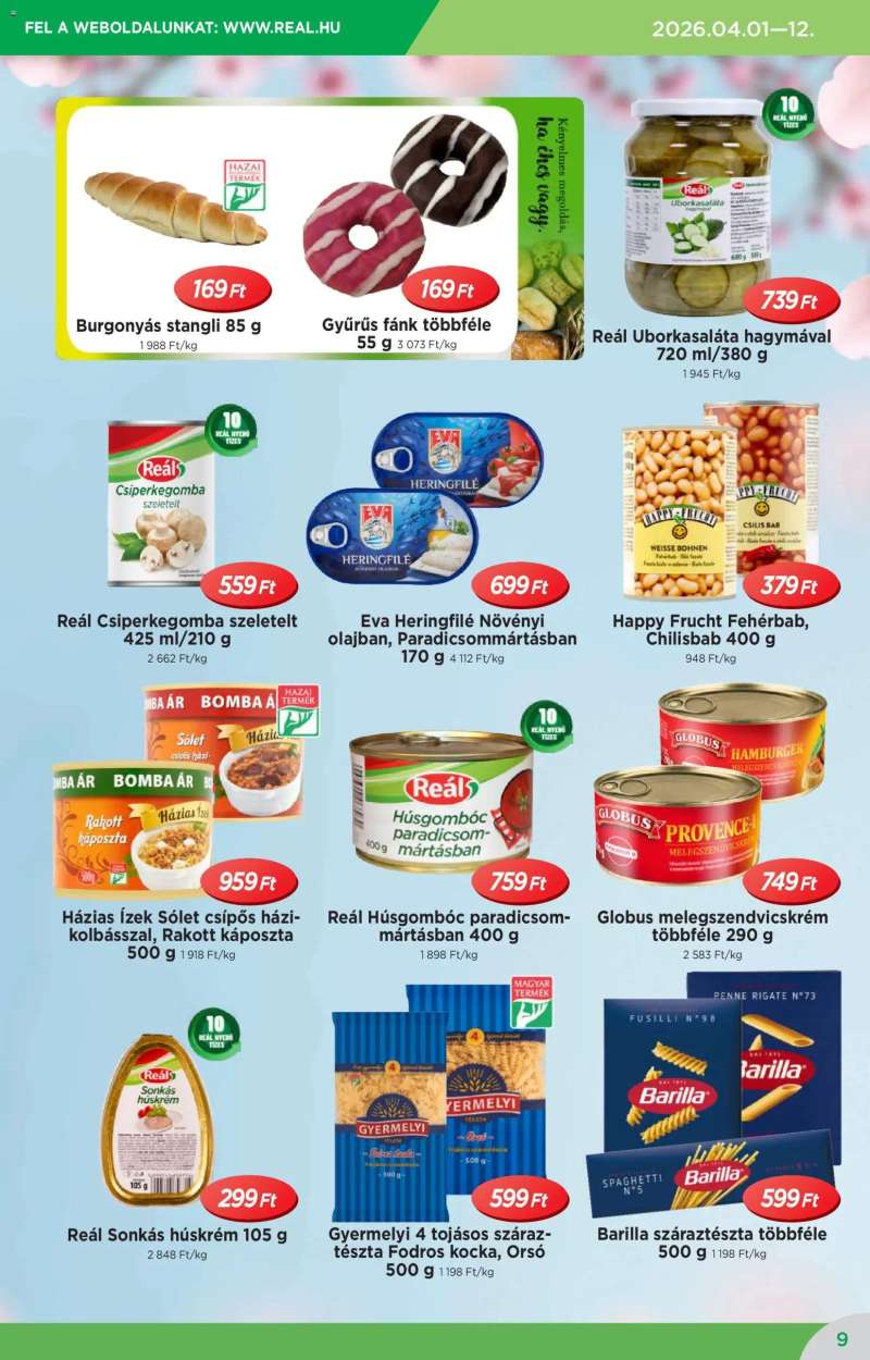 Reál Reál akciós újság 9 oldal