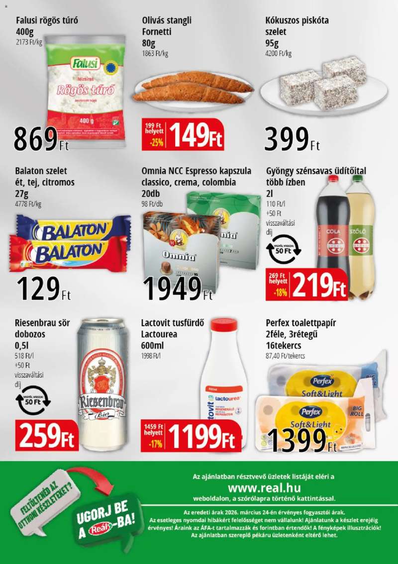 Reál Reál Bevásárló hétvége - Kelet Magyarország 2 oldal