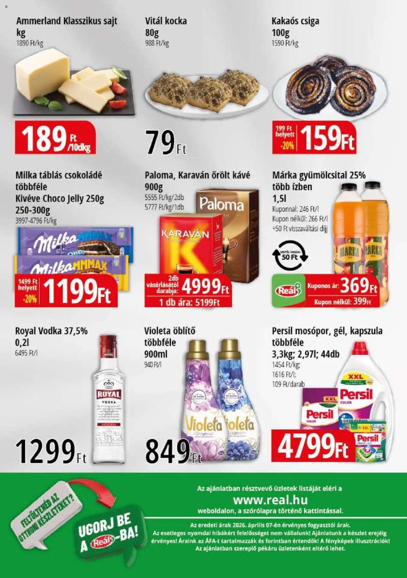 Reál Reál Bevásárló hétvége - Kelet Magyarország 2 oldal