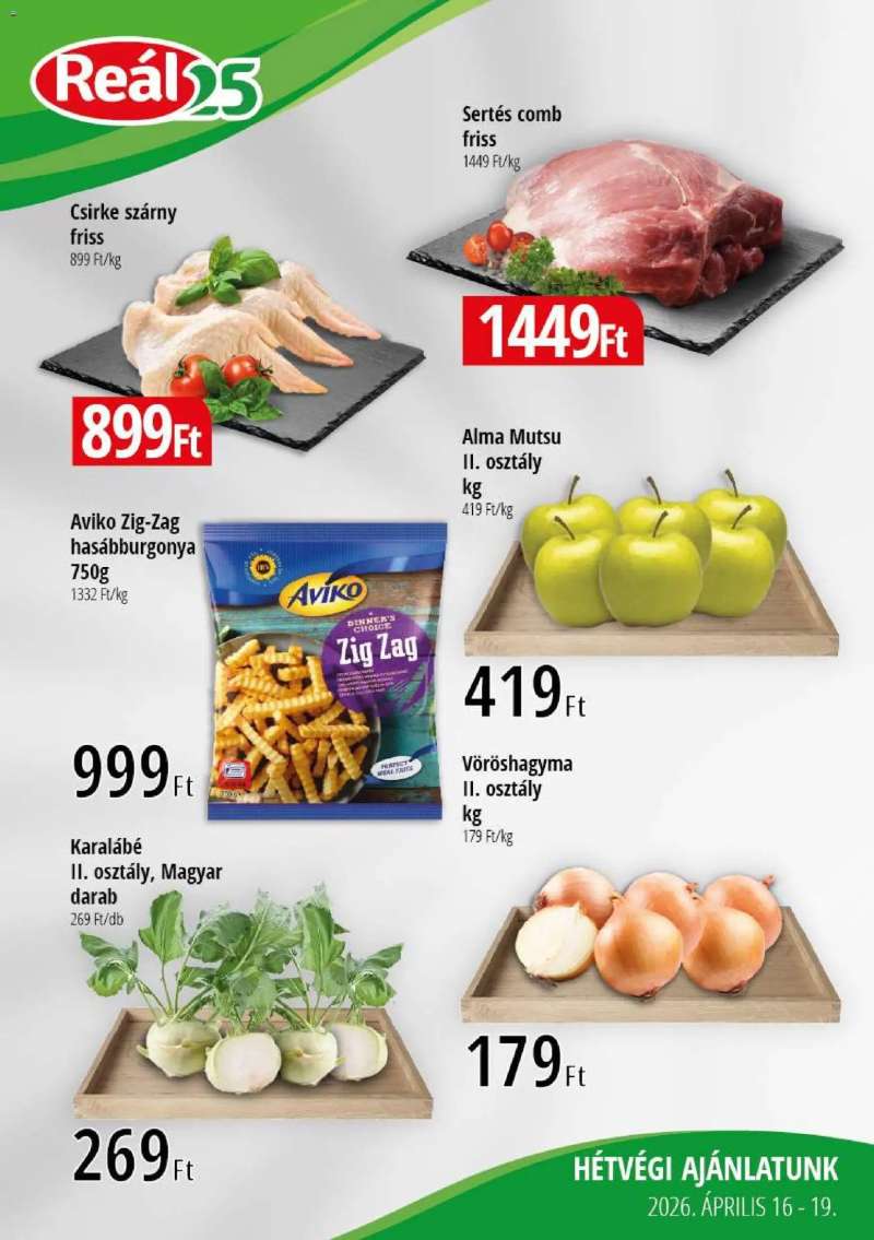 Reál Reál Bevásárló hétvége - Kisalföld 1 oldal