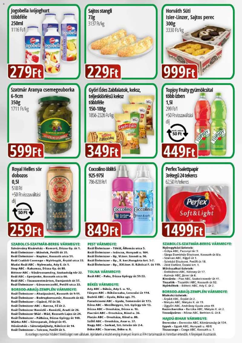 Reál Reál Bevásárló hétvége - Kelet Magyarország 2 oldal