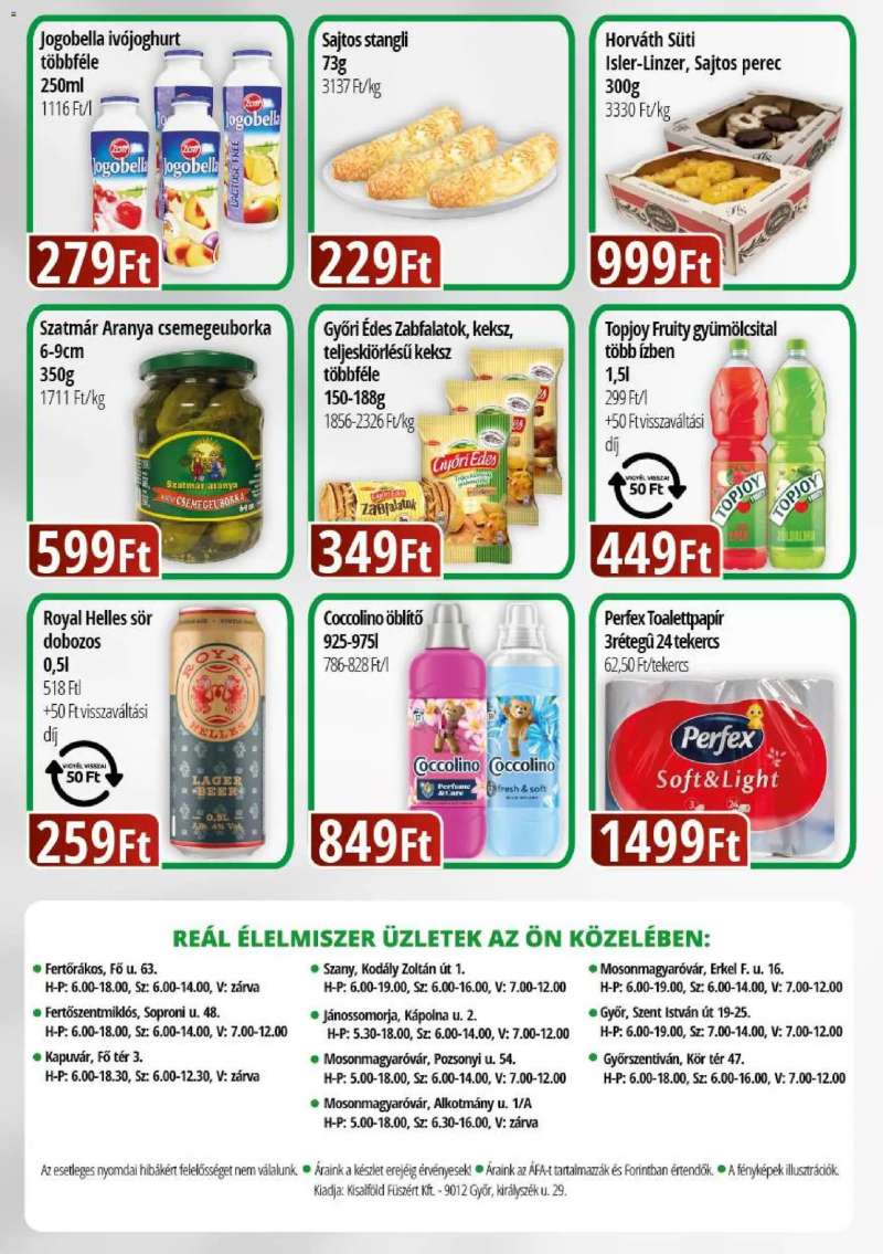 Reál Reál Bevásárló hétvége - Kisalföld 2 oldal