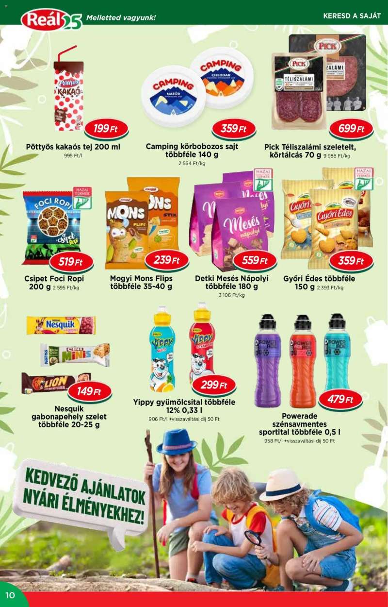 Reál Reál akciós újság 10 oldal