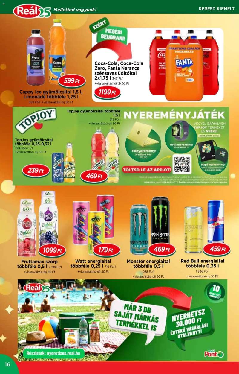 Reál Reál akciós újság 16 oldal
