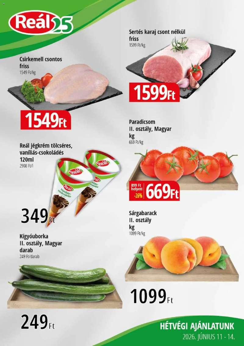 Reál Reál Bevásárló hétvége - Kelet Magyarország 1 oldal