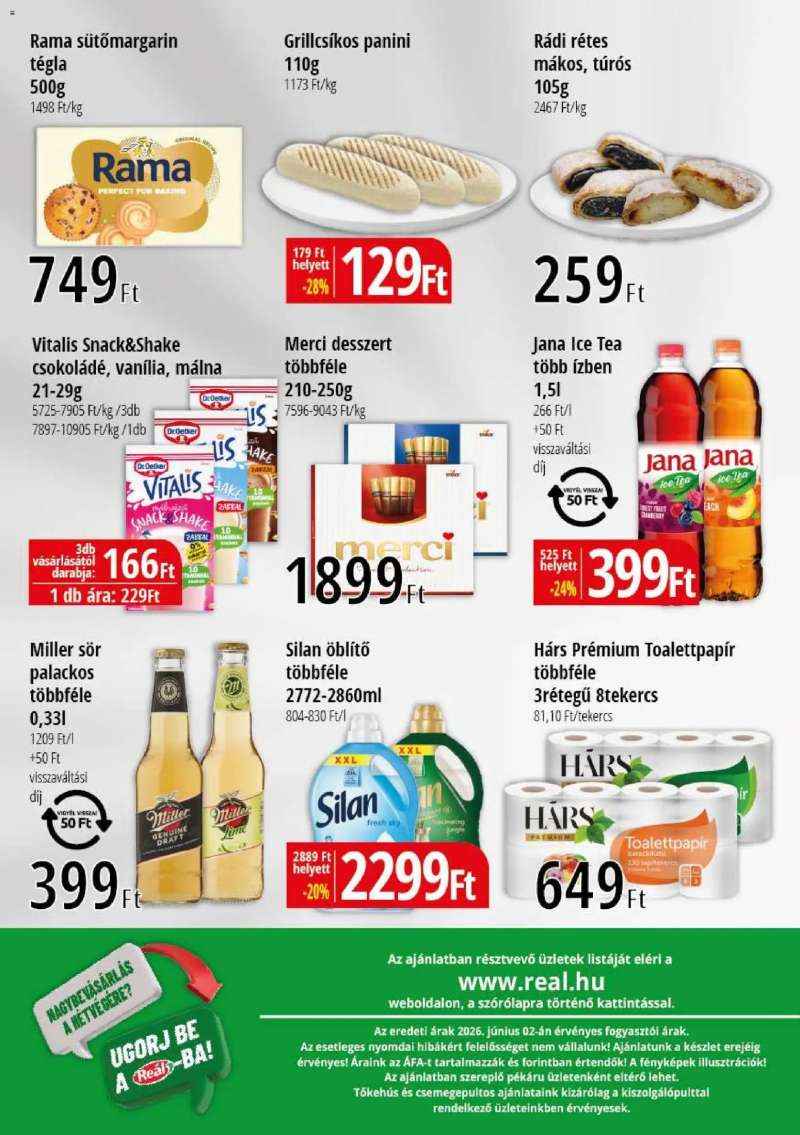 Reál Reál Bevásárló hétvége - Kisalföld 2 oldal