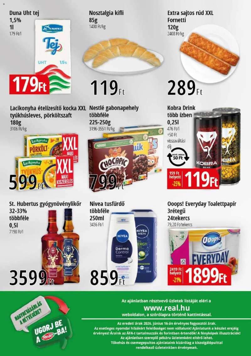 Reál Reál Bevásárló hétvége - Kelet Magyarország 2 oldal