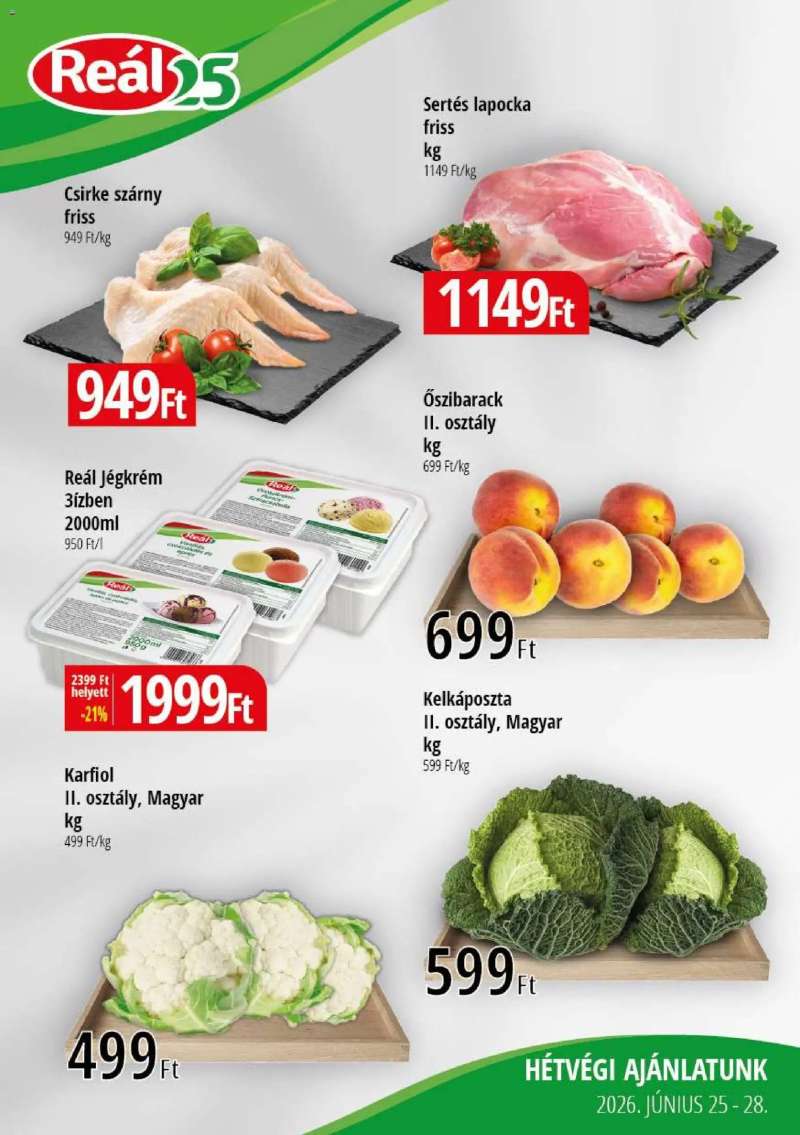 Reál Reál Bevásárló hétvége - Kisalföld 1 oldal