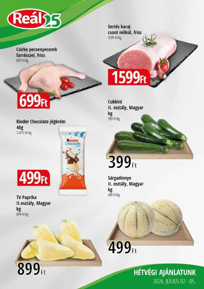 Reál Reál Bevásárló hétvége - Pest megye 1 oldal