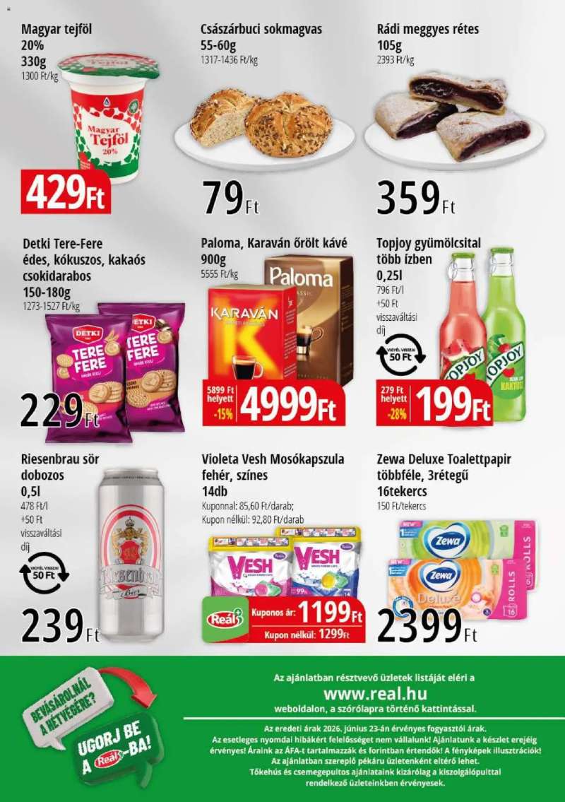 Reál Reál Bevásárló hétvége - Pest megye 2 oldal