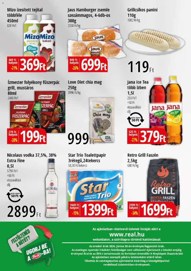 Reál Reál Bevásárló hétvége - Kelet Magyarország 2 oldal