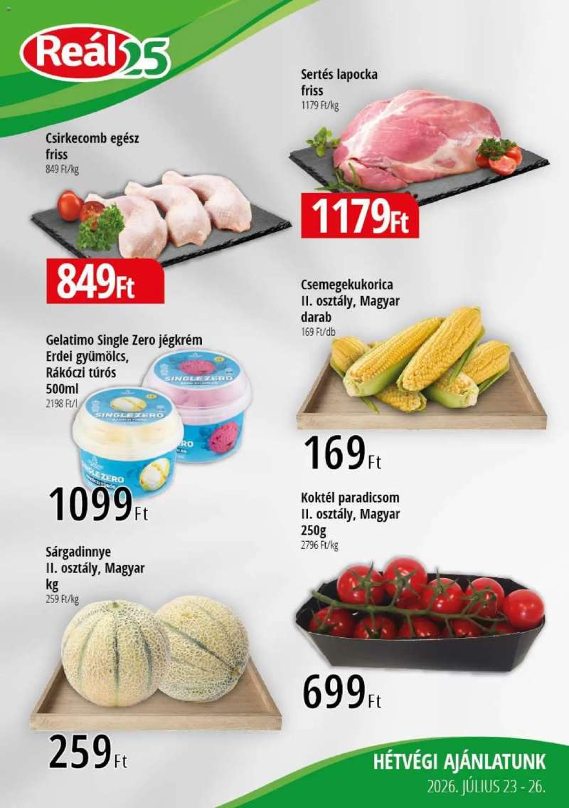 Reál Reál Bevásárló hétvége - Kelet Magyarország 1 oldal