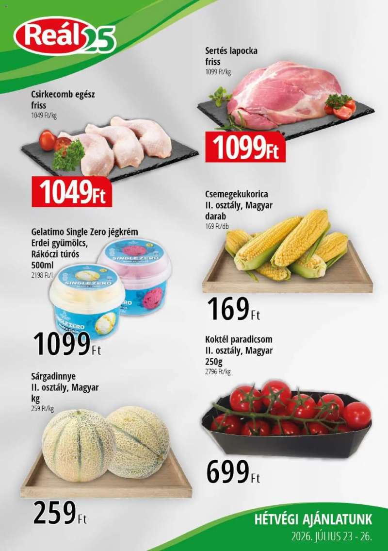 Reál Reál Bevásárló hétvége - Kisalföld 1 oldal