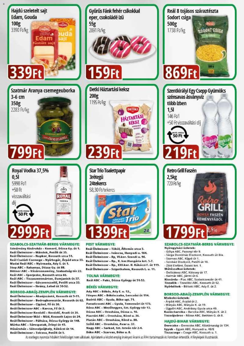 Reál Reál Bevásárló hétvége - Kelet Magyarország 2 oldal