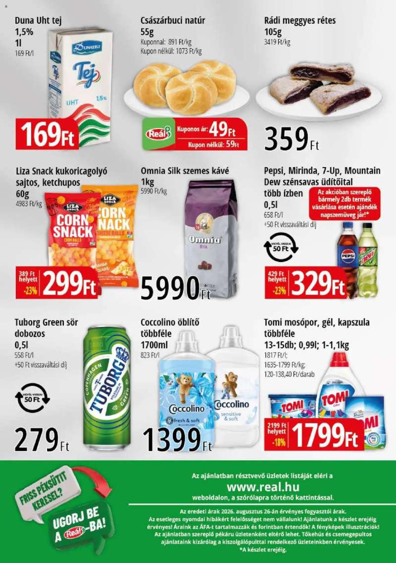 Reál Reál Bevásárló hétvége - Kelet Magyarország 2 oldal