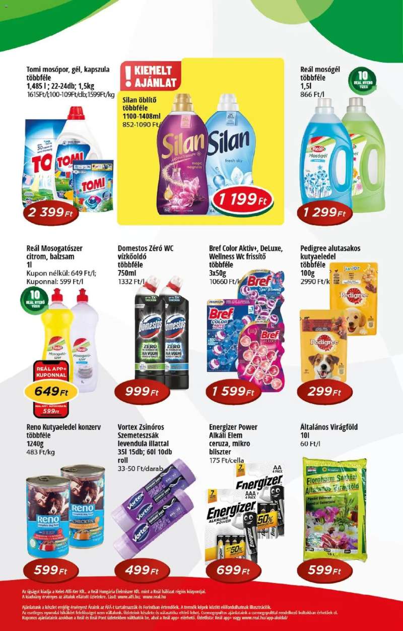 Reál Reál akciós újság 8 oldal