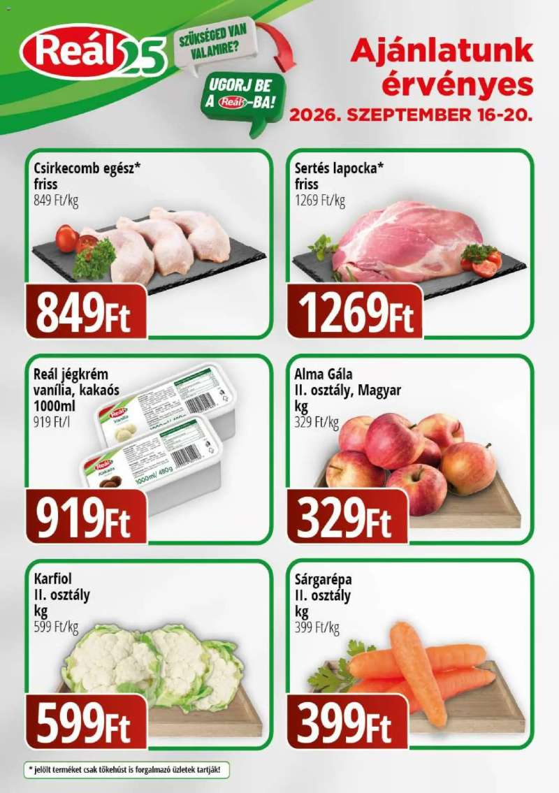 Reál Reál Bevásárló hétvége - Pest megye 1 oldal
