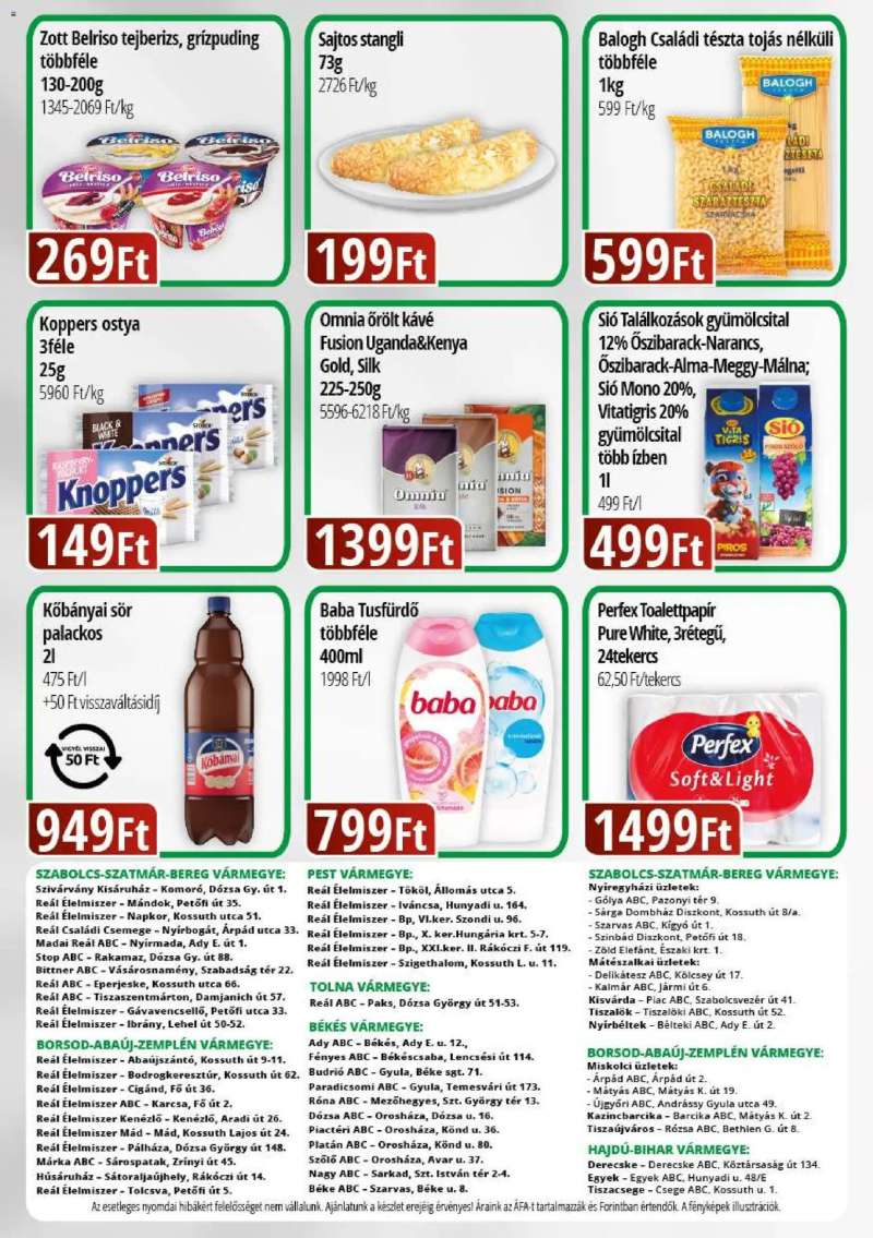 Reál Reál Bevásárló hétvége - Pest megye 2 oldal