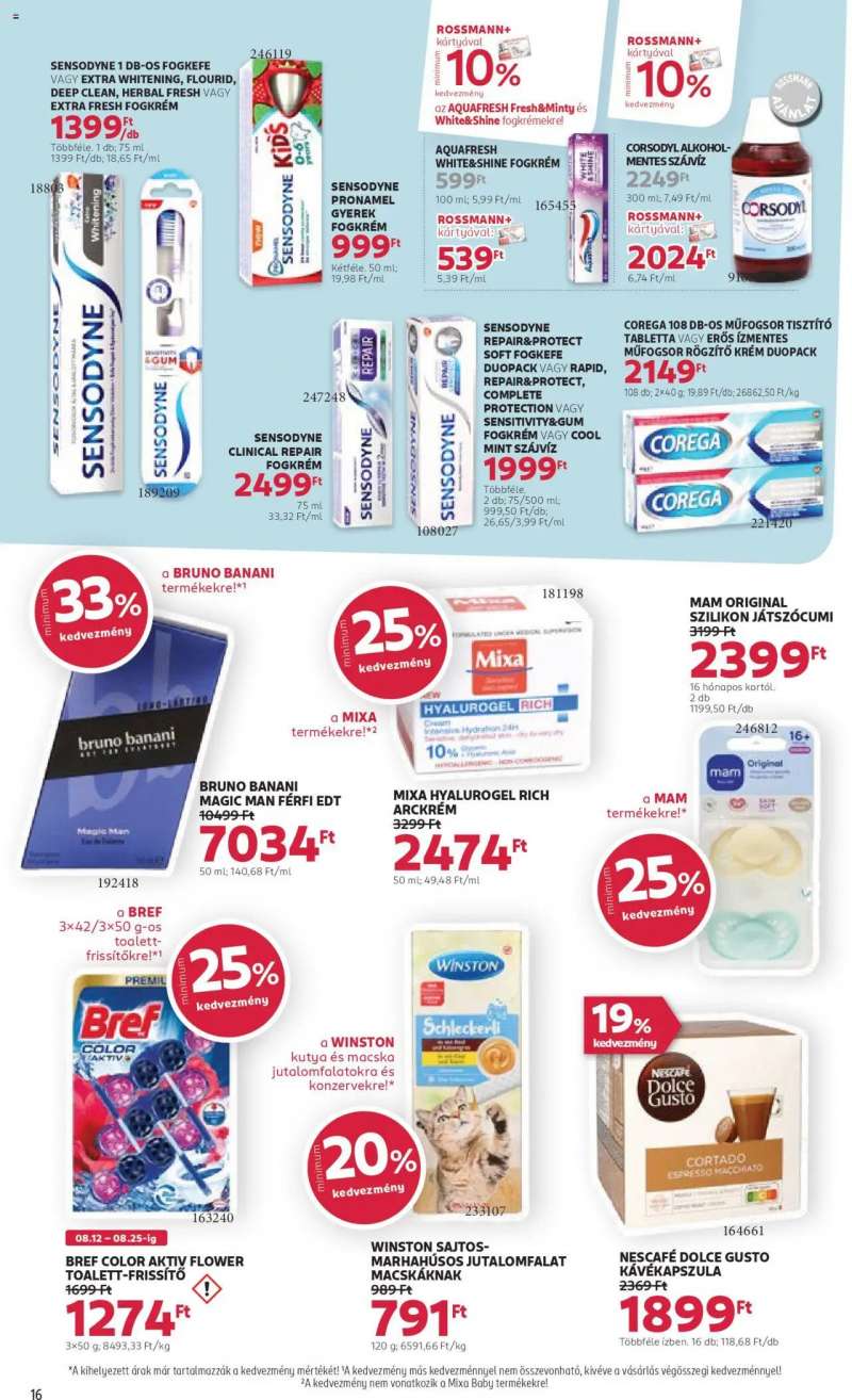 Rossmann Akciós újság Rossmann 18 oldal