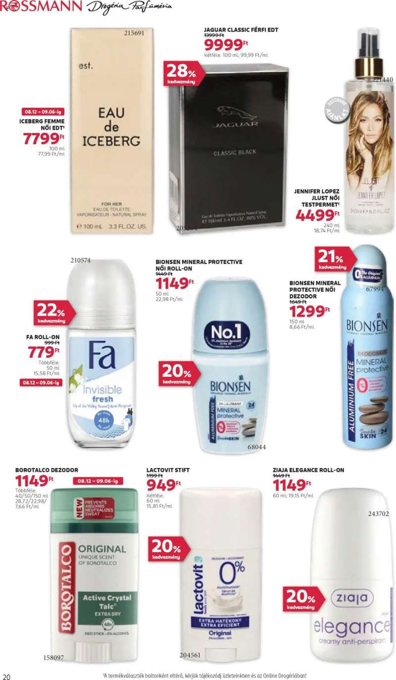 Rossmann Akciós újság Rossmann 22 oldal