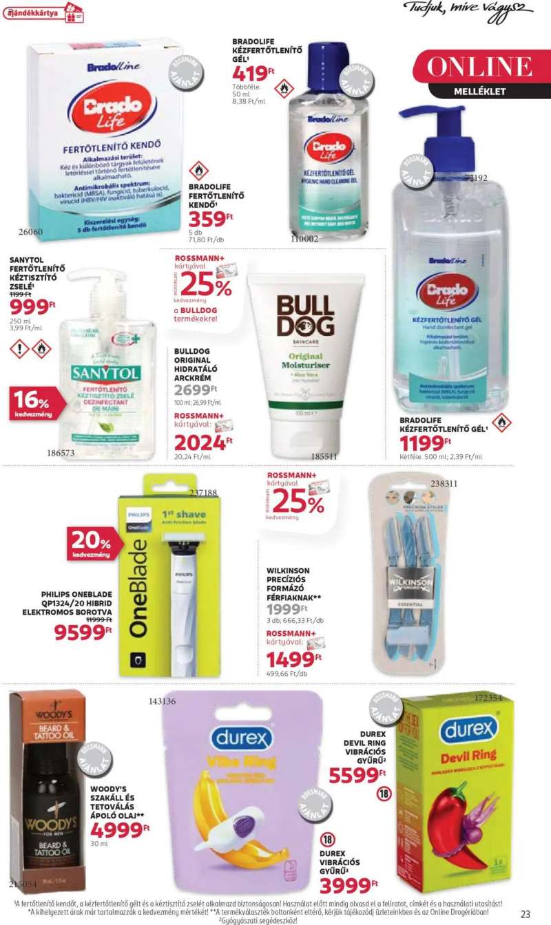 Rossmann Akciós újság Rossmann 25 oldal