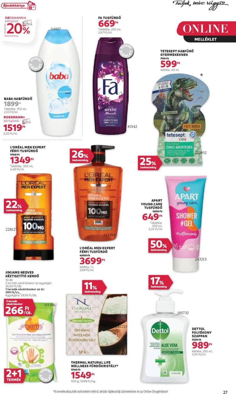 Rossmann Akciós újság Rossmann 29 oldal